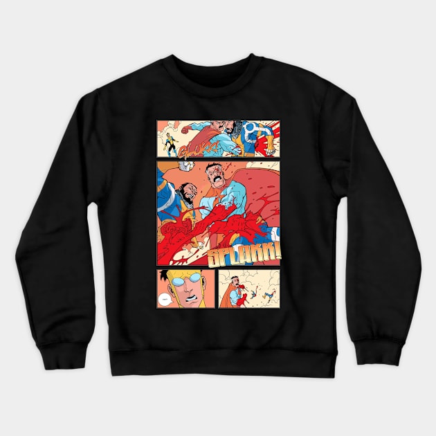 omniman vs immortal Crewneck Sweatshirt by super villain